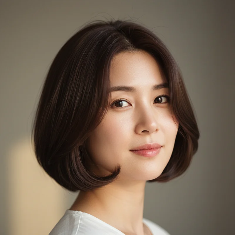 2025년 30대 여자 짧은머리 반곱슬 광대 커버 추천 헤어스타일