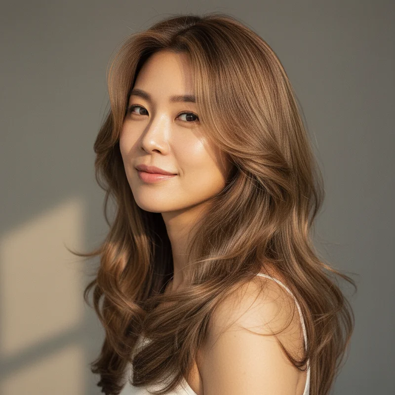 2026년 30대 여자 긴머리 곱슬 광대 커버 추천 헤어스타일