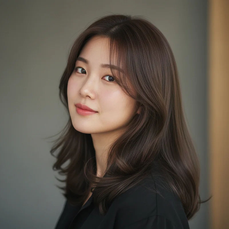 2026년 10대 여자 중단발 반곱슬 볼살 커버 추천 헤어스타일