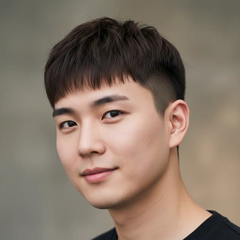 2026년 20대 남자 숏컷 직모 통통한 체형 커버 추천 헤어스타일