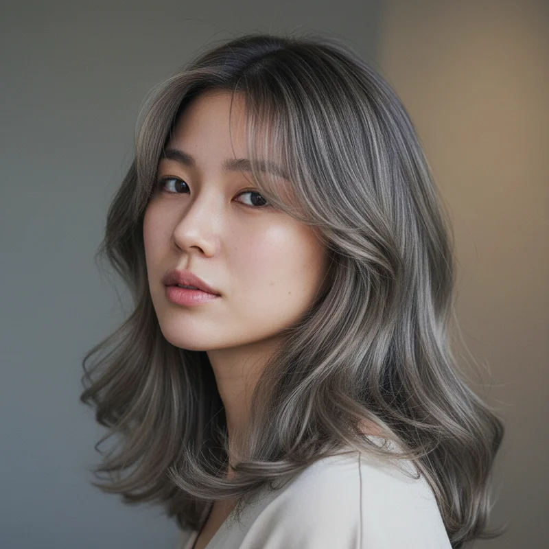 2025년 20대 여자 중단발 곱슬 큰 코 커버 추천 헤어스타일