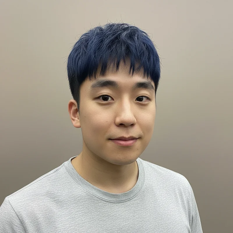 2025년 30대 남자 숏컷 직모 낮은 코 커버 추천 헤어스타일