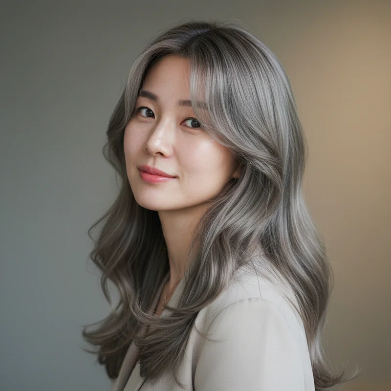 2026년 50대 여자 긴머리 반곱슬 추천 헤어스타일