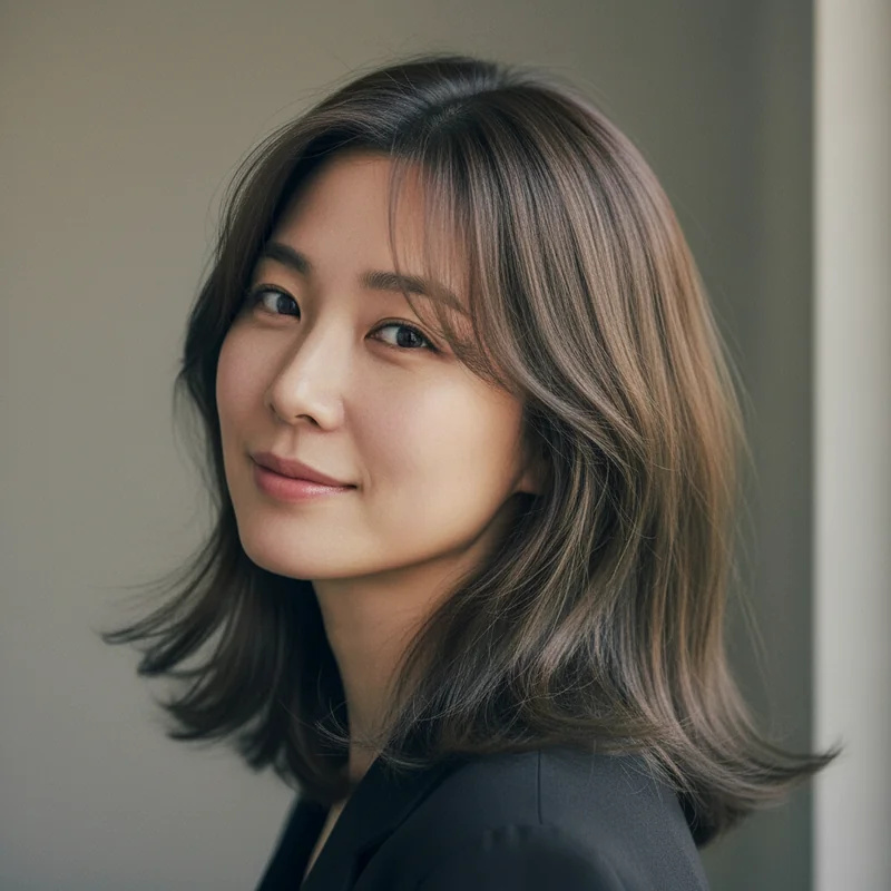 2026년 60대 여자 중단발 직모 추천 헤어스타일