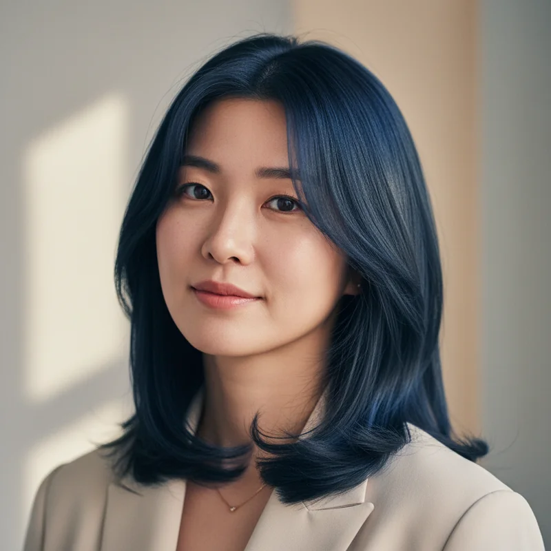 2026년 30대 여자 중단발 직모 넓은 이마 커버 추천 헤어스타일