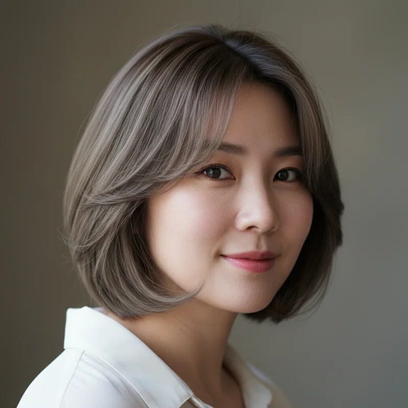 2025년 30대 여자 짧은머리 반곱슬 넓은 이마 커버 추천 헤어스타일