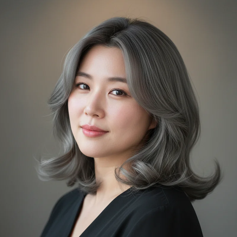 2026년 50대 여자 중단발 직모 사각턱 커버 추천 헤어스타일