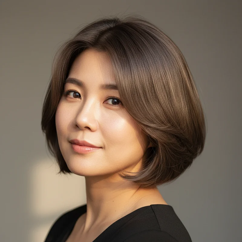 2026년 50대 여자 숏컷 반곱슬 통통한 체형 커버 추천 헤어스타일
