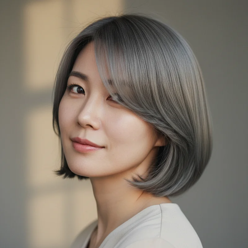 2026년 50대 여자 숏컷 반곱슬 넓은 이마 커버 추천 헤어스타일