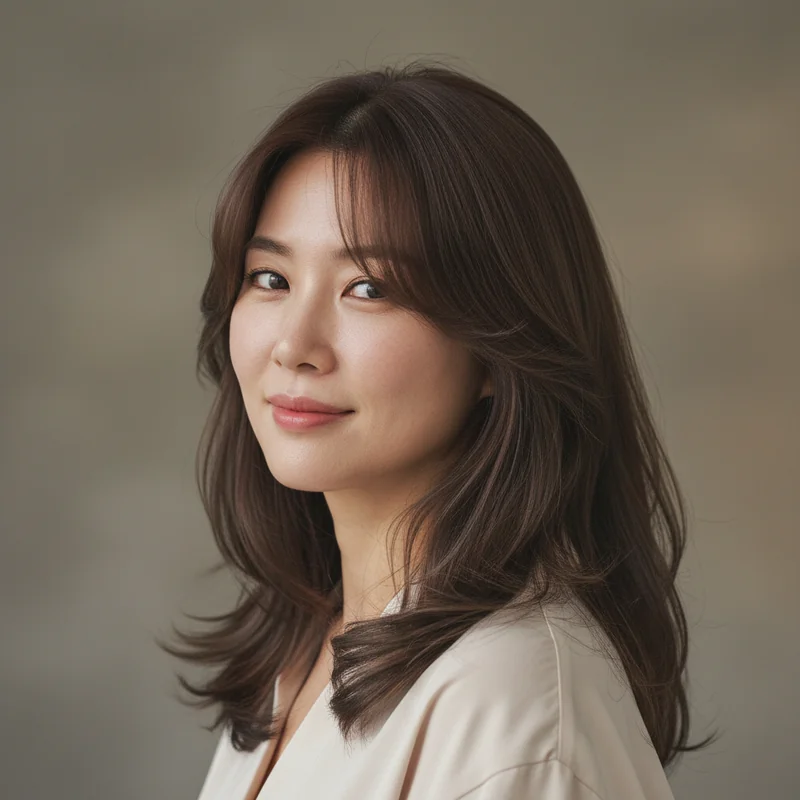 2026년 40대 여자 중단발 직모 광대 커버 추천 헤어스타일