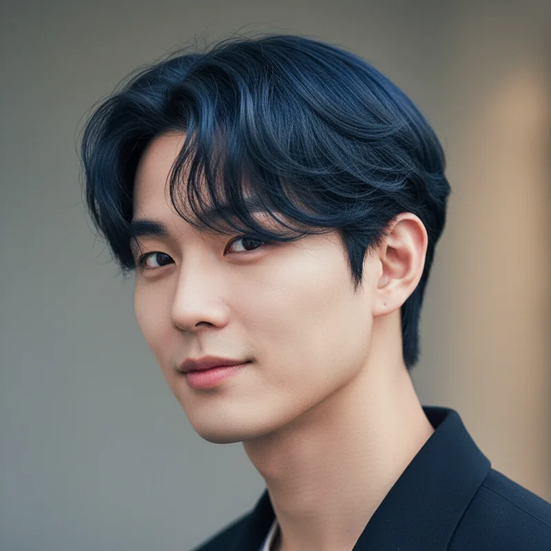 2026년 20대 남자 단발 반곱슬 사각턱 커버 추천 헤어스타일