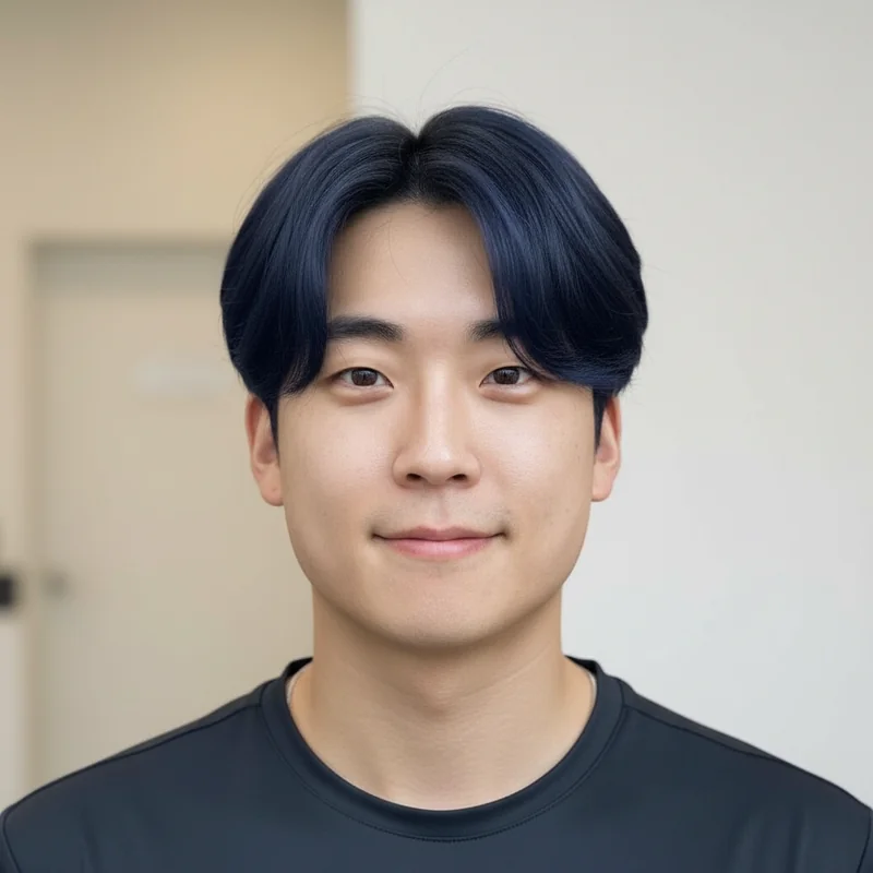 2025년 30대 남자 단발 곱슬 작은 눈 커버 추천 헤어스타일