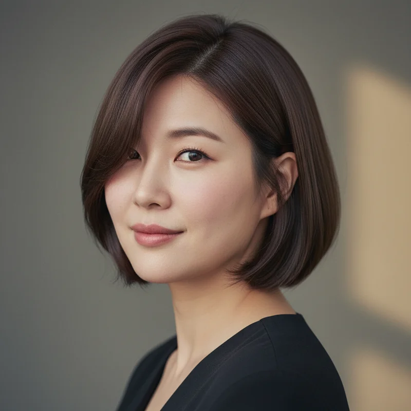 2026년 30대 여자 짧은머리 반곱슬 광대 커버 추천 헤어스타일