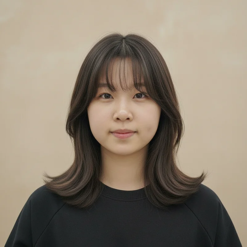 2025년 10대 여자 중단발 직모 추천 헤어스타일