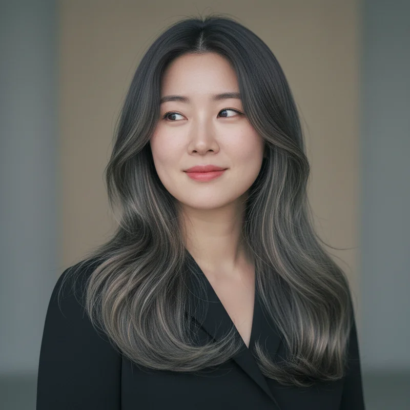 2026년 40대 여자 긴머리 반곱슬 통통한 체형 커버 추천 헤어스타일